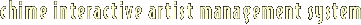 chime interactive artist management system